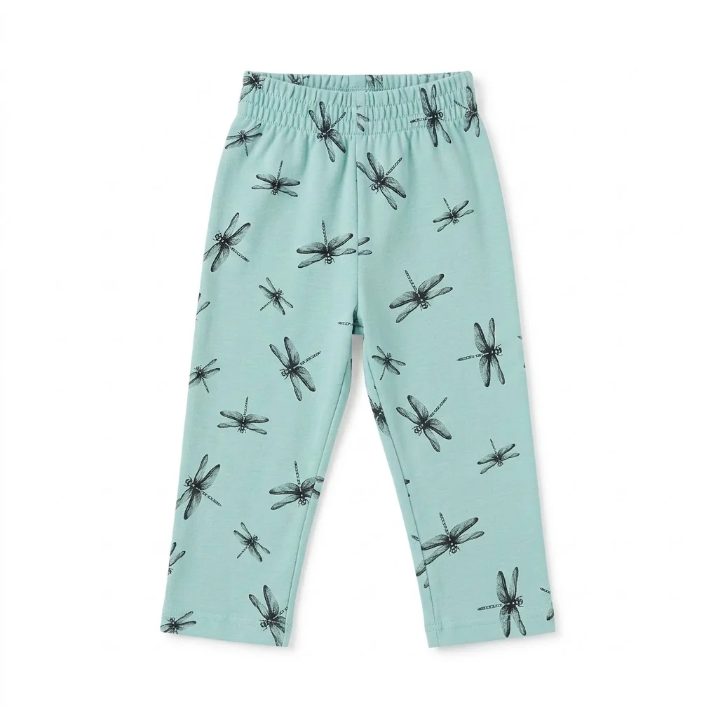 Pantalon Infantil Libélulas verde