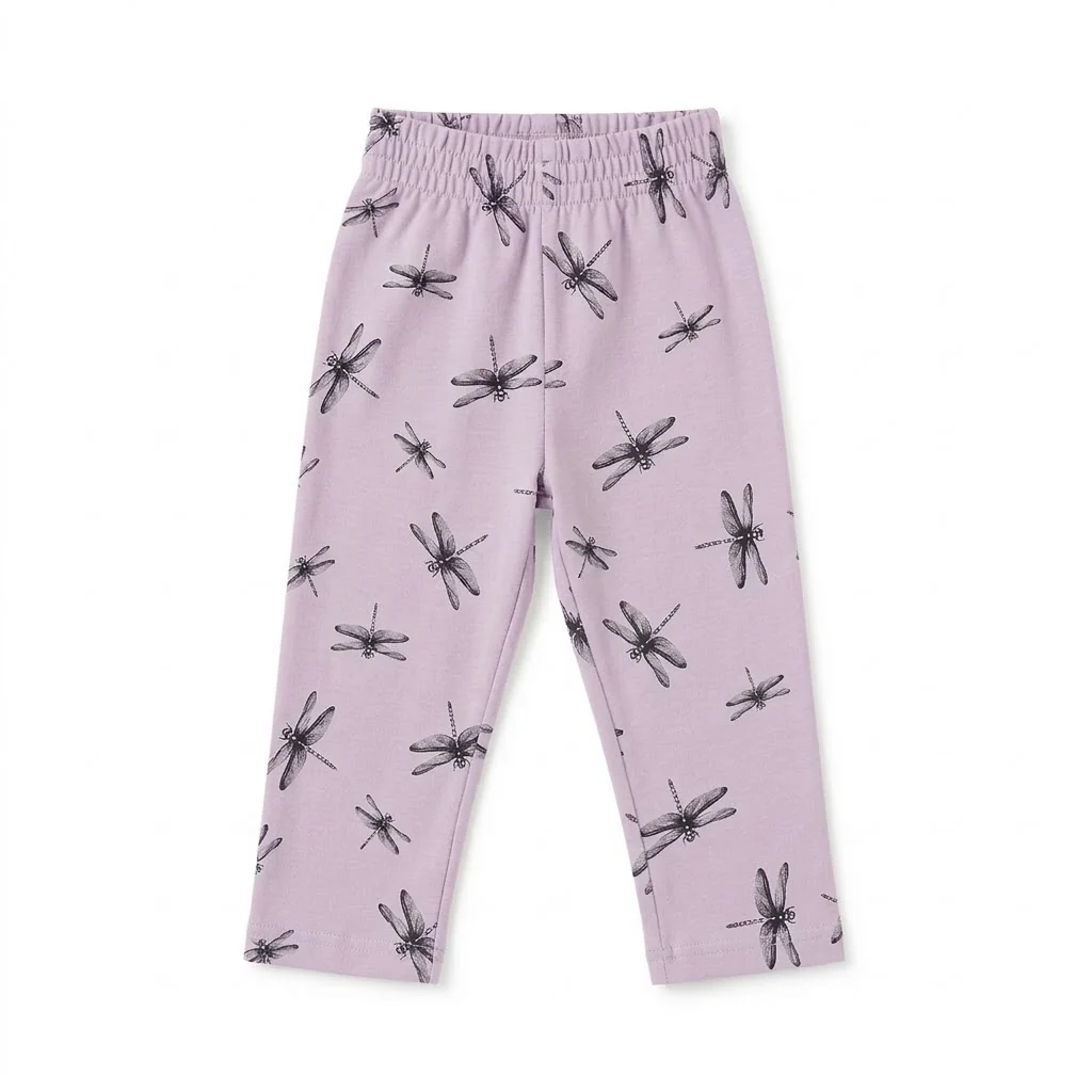 Pantalon Infantil Libélulas Lila
