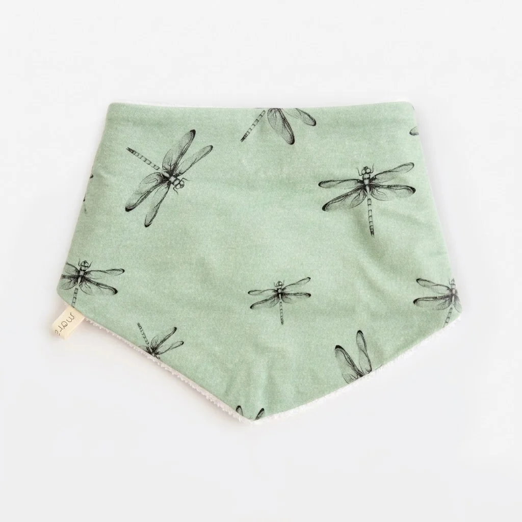 Bandana Infantil Libélulas Verde