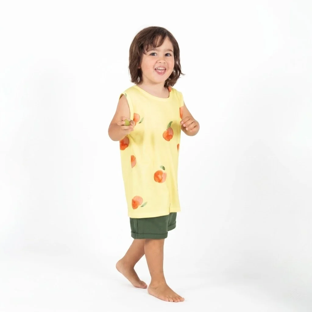 CAMISETA TIRANTES MANZANAS