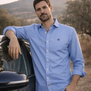 CAMISA CBRO. MP. AZUL MOD. 158