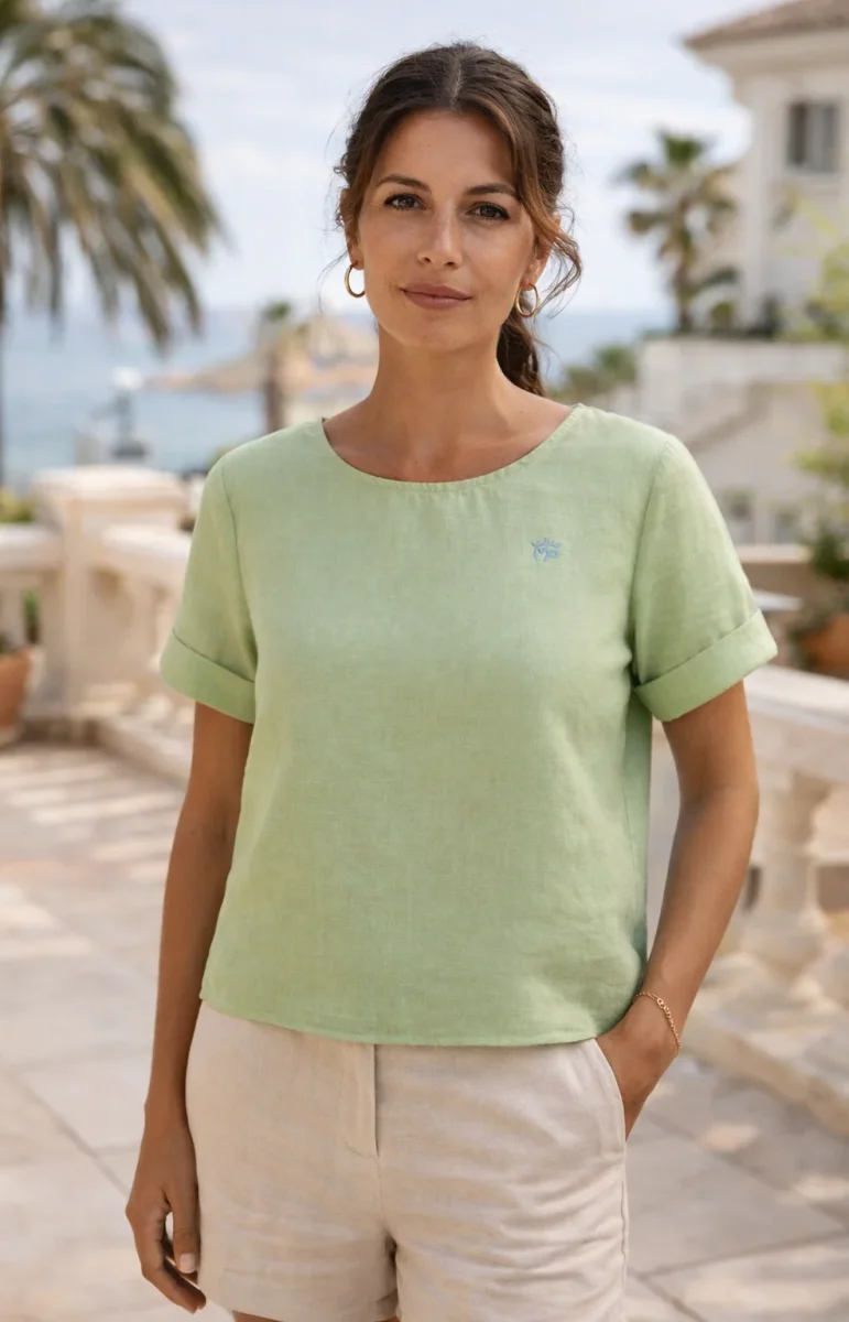 BLUSA SRA. MP. BOTONES TRASEROS LIMA
