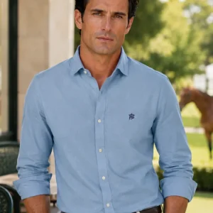 CAMISA CBRO. MP. AZUL MOD:195