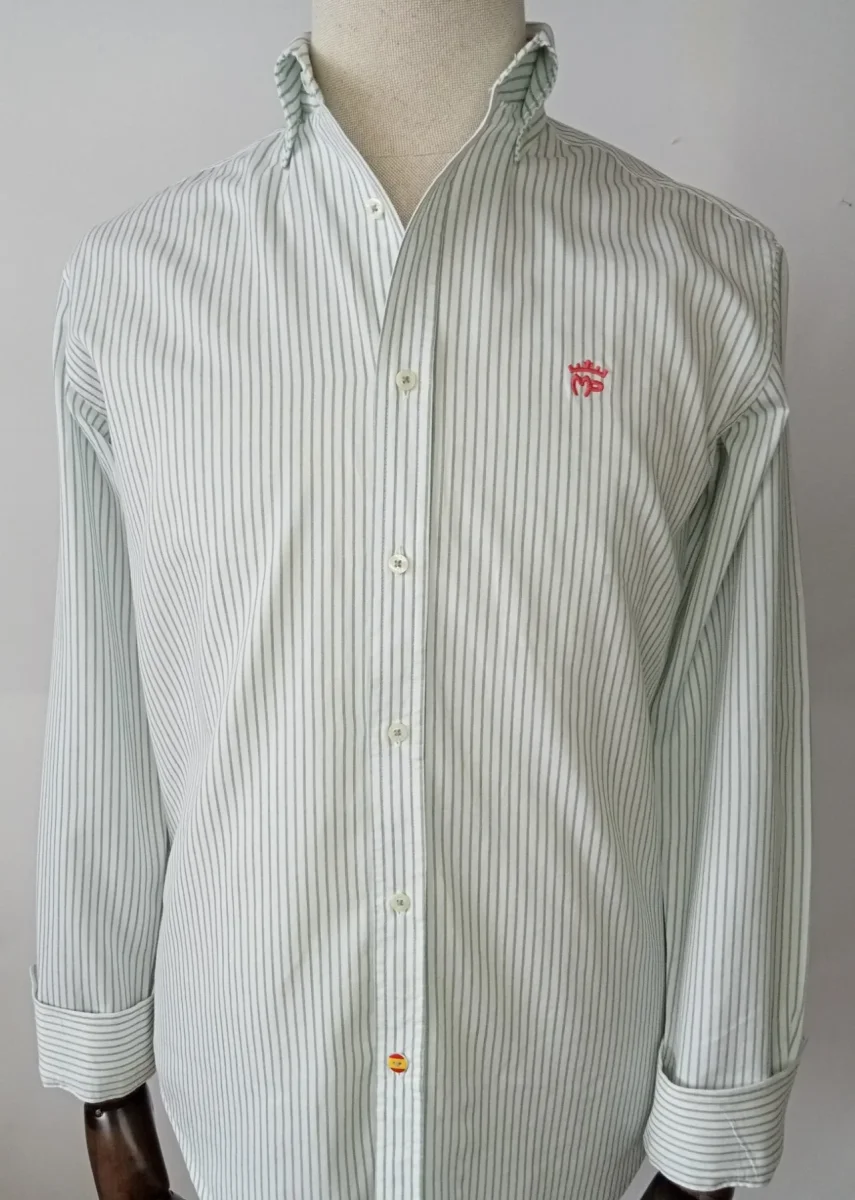 CAMISA CBRO. MP. RAYA FINA VERDE MOD. 164