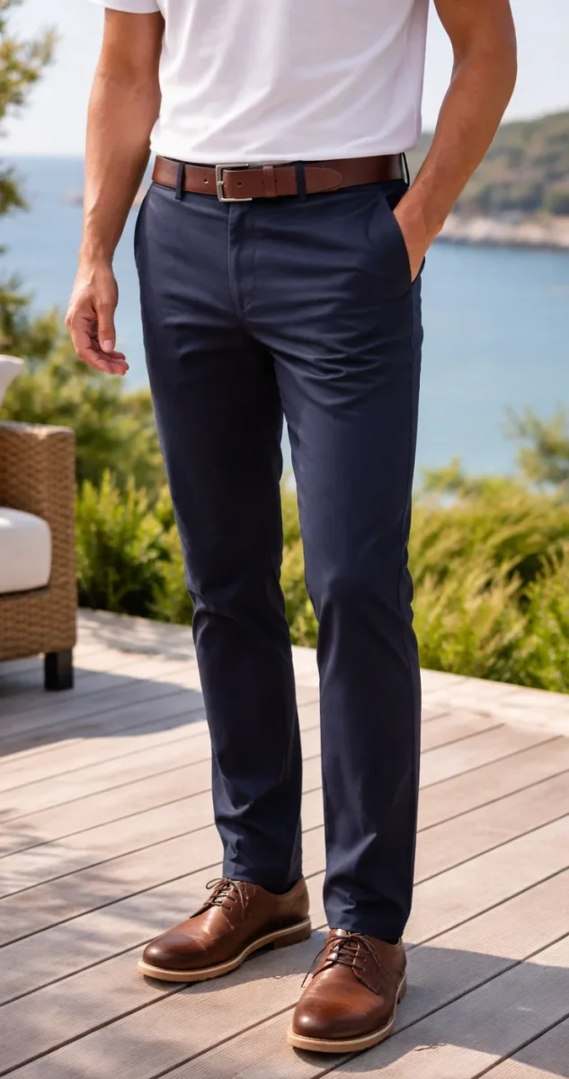 PANTALÓN CHINO CBRO. MP. MARINO