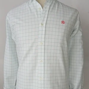 CAMISA CBRO. MP. CUADRO VENTANA VERDE MOD. 135