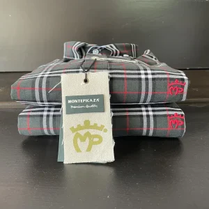 Camisa cuadros verde caza Montepicaza