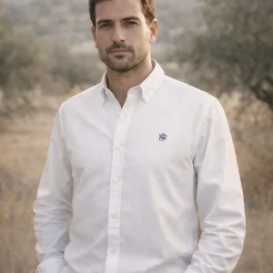 CAMISA CBRO. MP. OXFORD BLANCO.
