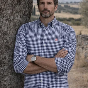 CAMISA CBRO. MP. VICHY MARINO MOD. 168