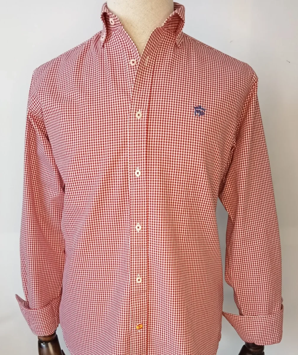 CAMISA CBRO. MP. VICHY ROJO MOD. 173